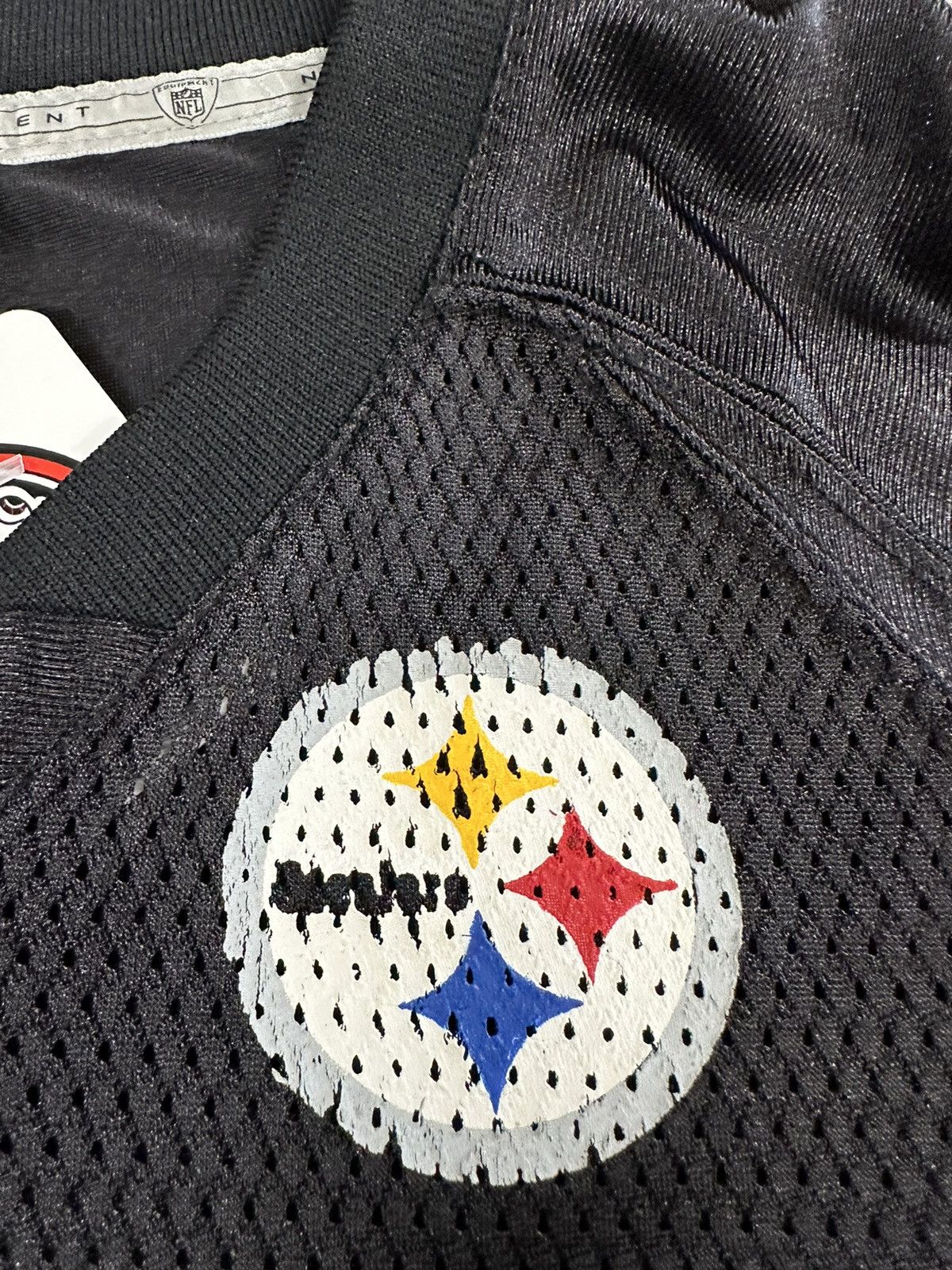 NFL × Reebok × Vintage Crazy Y2K Reebok Pittsburg Steelers Polamalu Jersey Size S / US 4 / IT 40 - 7 Thumbnail