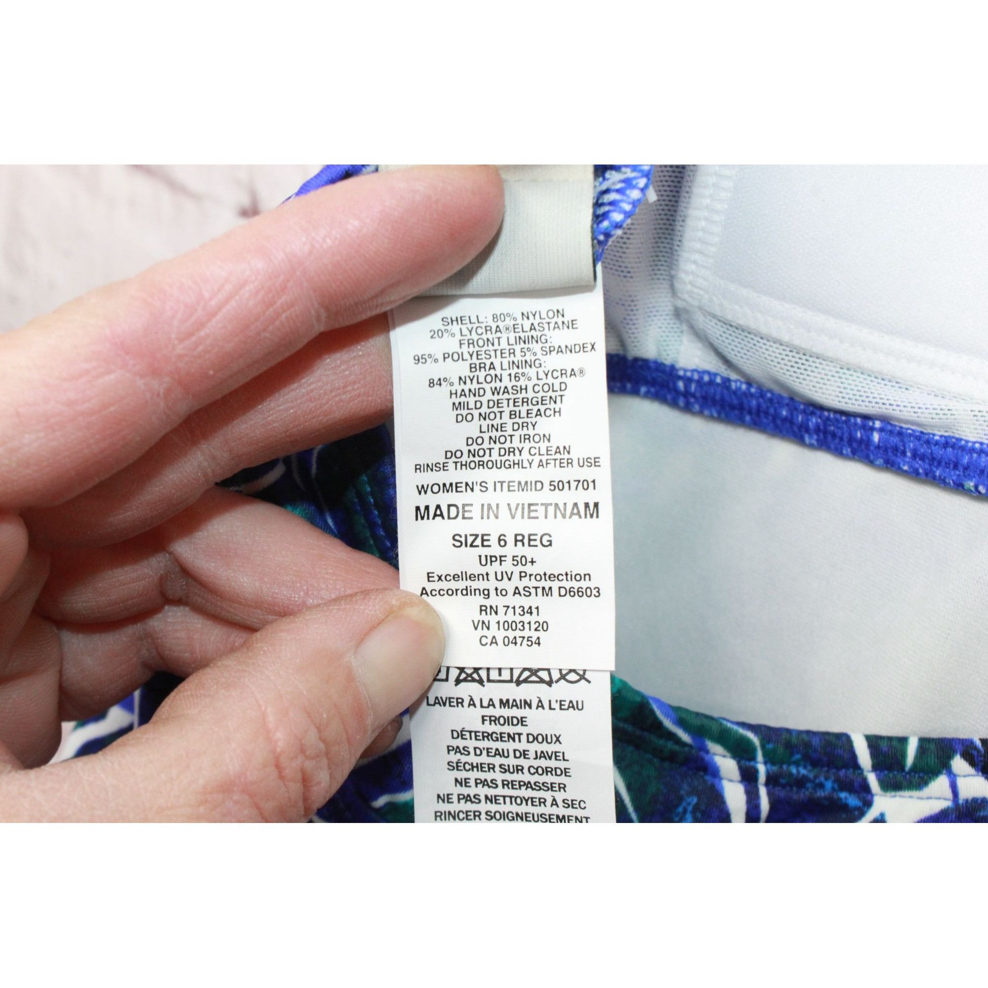 L.L. Bean × Swims LL Bean Women's Mix and Match Swim Collection Halter Size M / US 6-8 / IT 42-44 - 8 Thumbnail