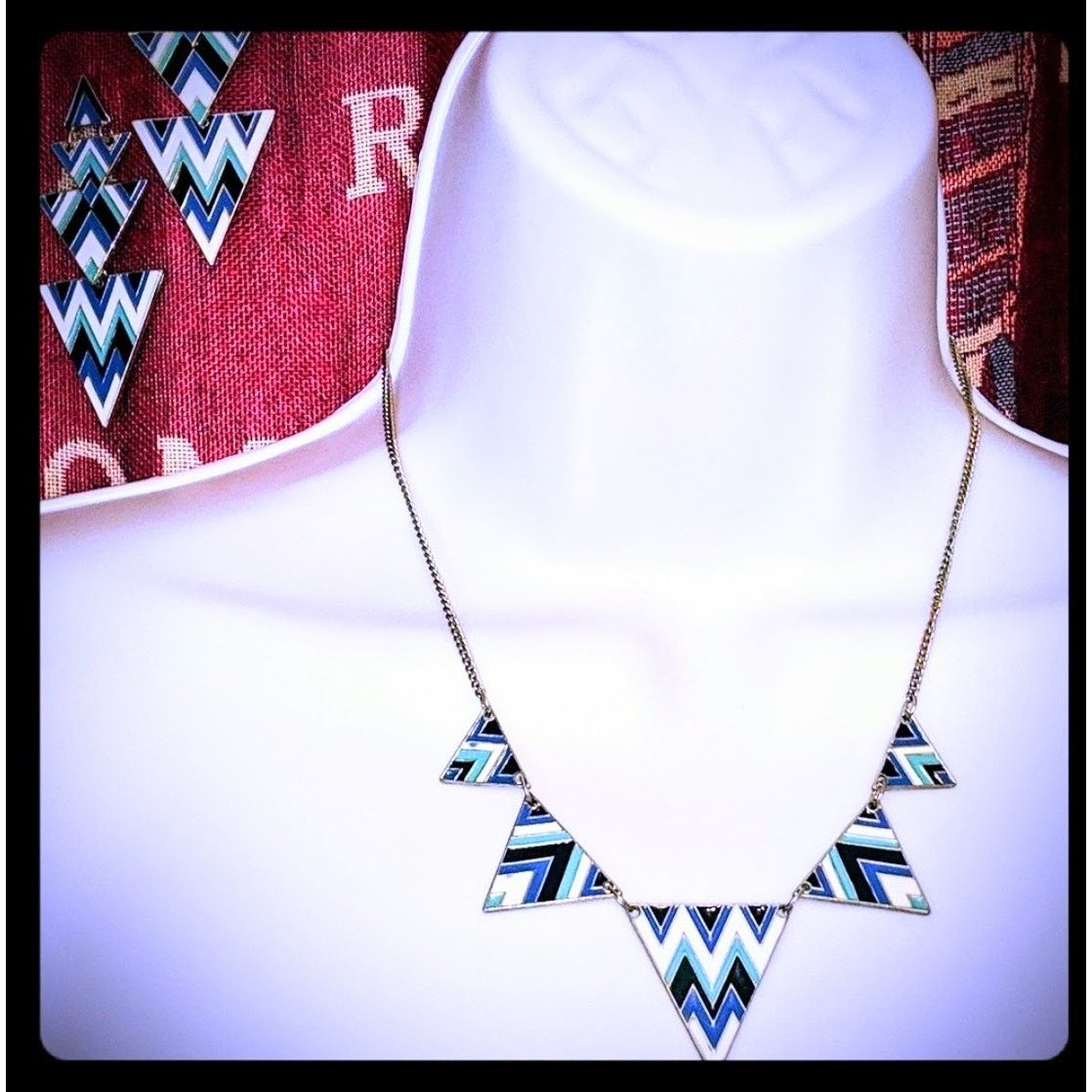 Other ZAD Retro Necklace and Earring Set Size ONE SIZE - 4 Thumbnail