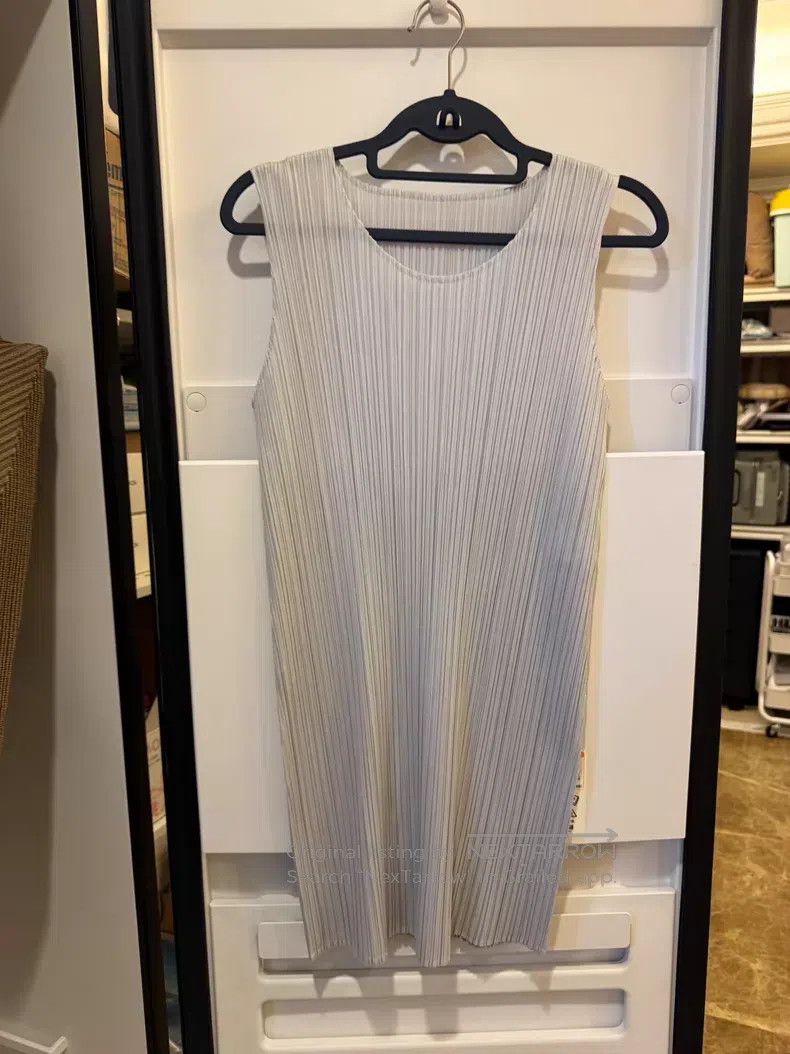 Issey Miyake Issey Miyake Sleeveless Top Dress Light Gray Size M / US 6-8 / IT 42-44 - 1 Thumbnail