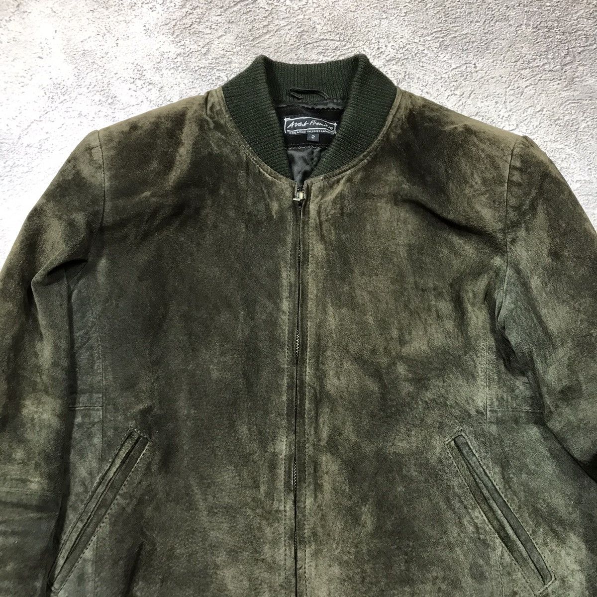 Vintage Vintage Y2K Suede Bomber Jacket Streetwear Grunge Relaxed M Size US M / EU 48-50 / 2 - 3 Thumbnail