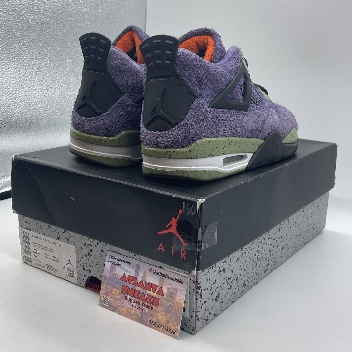 Jordan Brand Air Jordan 4 canyon purple Size US 6.5 / IT 36.5 - 5 Thumbnail