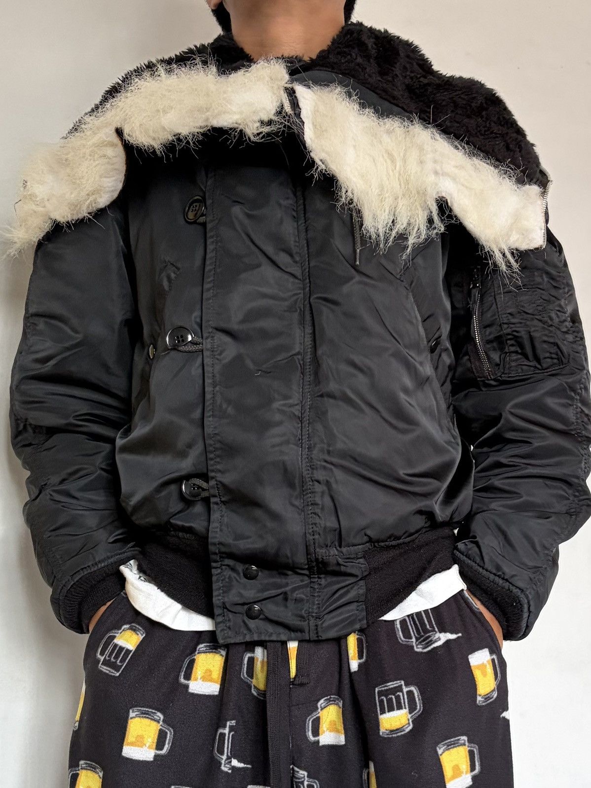 GOA vintage alpha industries jacket hood N-2B bomber Size US M / EU 48-50 / 2 - 2 Thumbnail