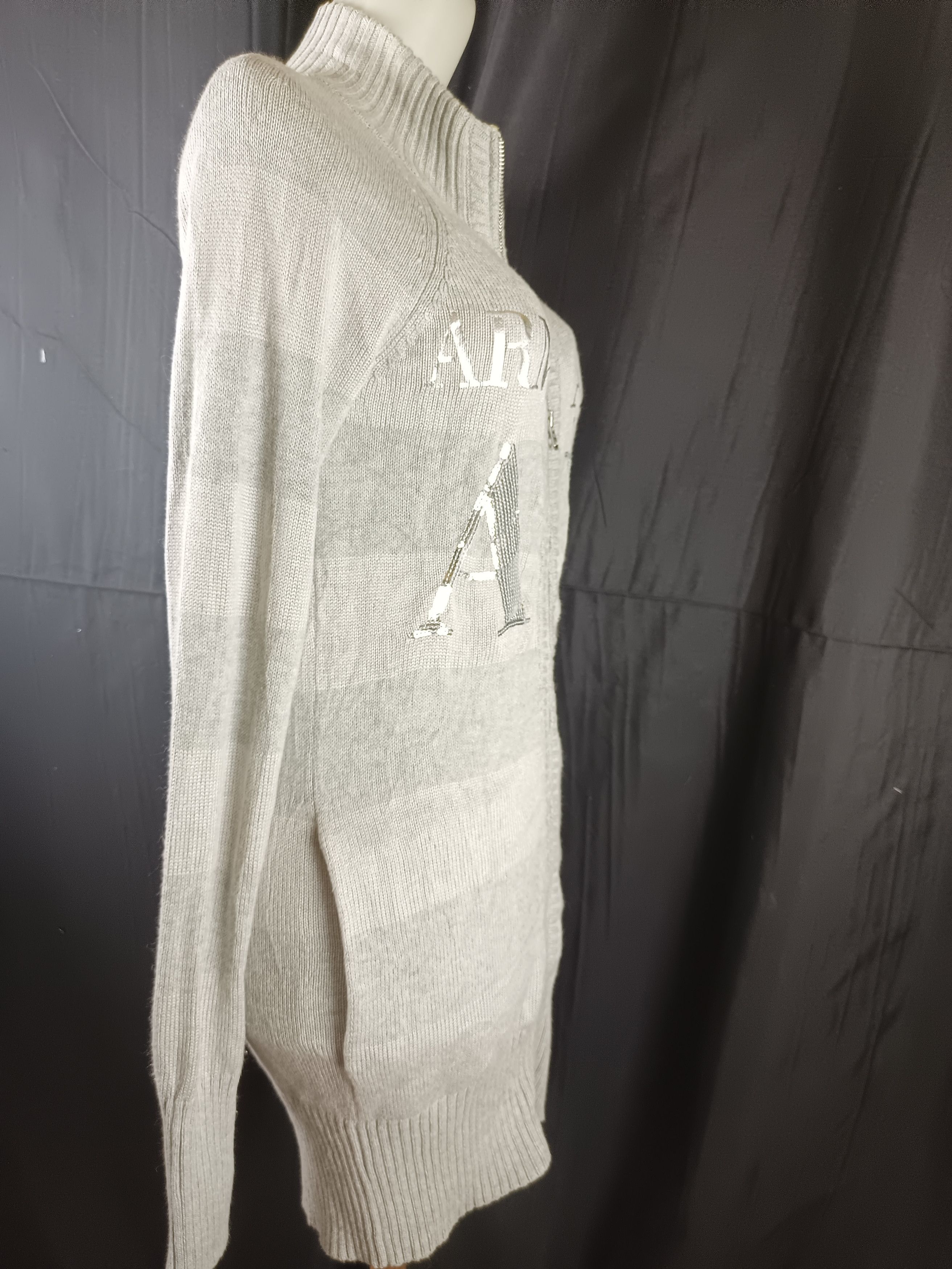 Armani Exchange AX Armani Exchange Knitted Zipper Sweater Size XS / US 0-2 / IT 36-38 - 16 Thumbnail