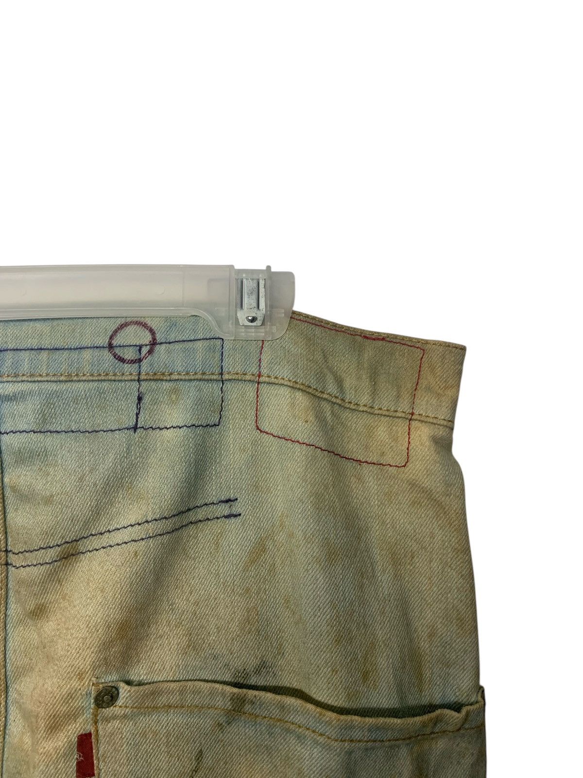 Levi's Vintage Clothing Rare Levi's Engineered Jeans Acid Washed Printed Mens Jeans Size US 35 - 14 Thumbnail