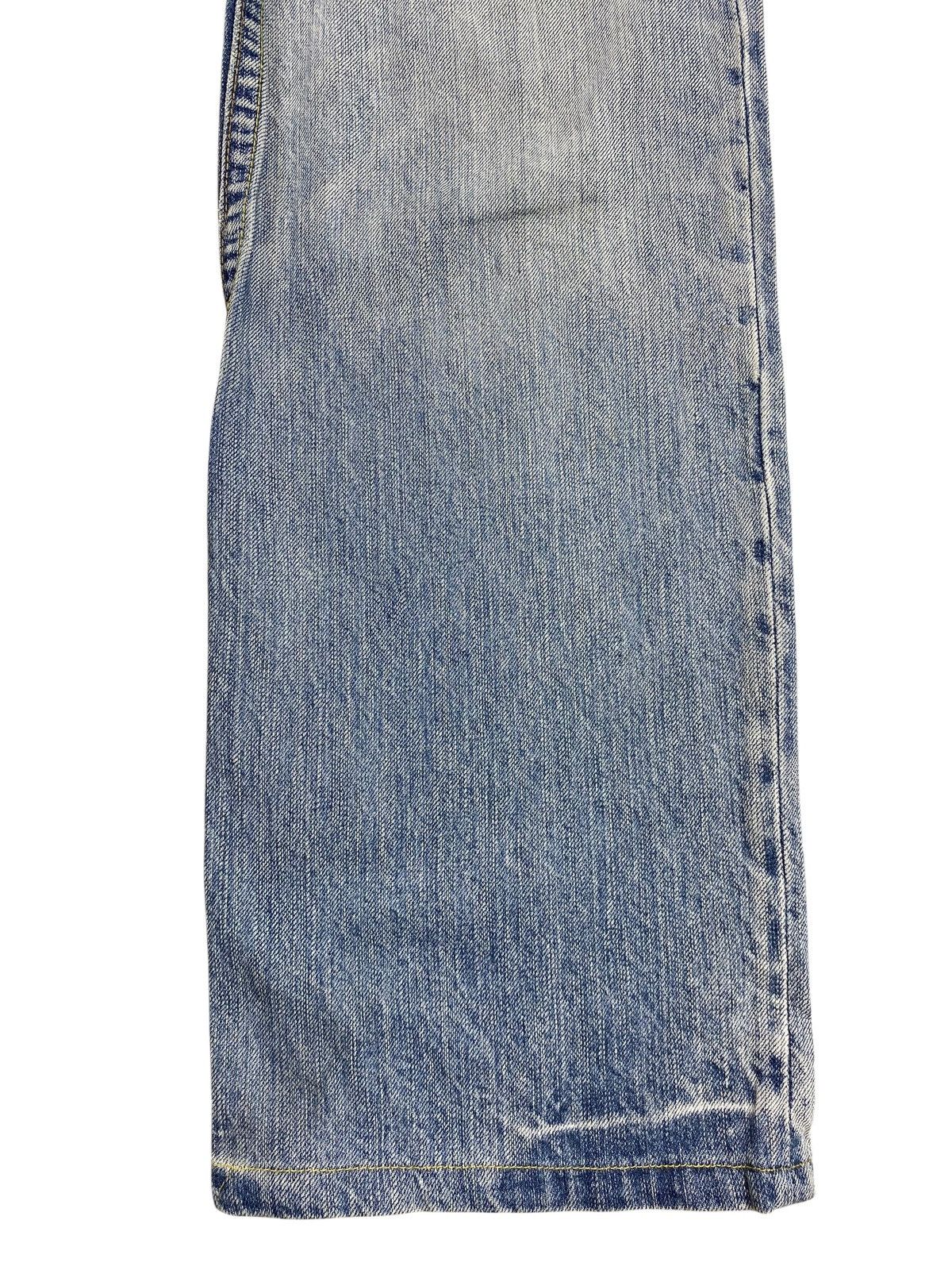 Japanese Brand Japanese Brand Acid Blue Wash Ripped Style Loose Jeans Size US 30 / EU 46 - 5 Thumbnail