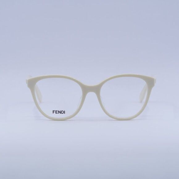 Fendi 🕶️ New Fendi FE50024I 025 Ivory Eyeglasses 52mm Size ONE SIZE - 4 Thumbnail