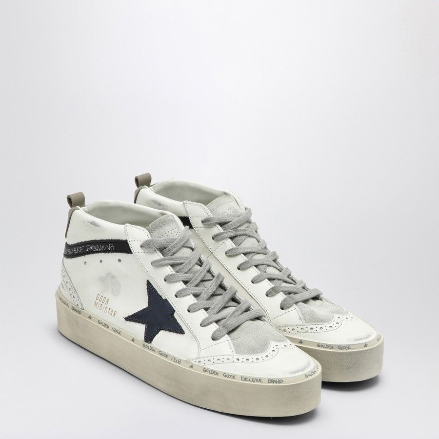Golden Goose o1d2blof0824 Mid Star Trainer in White Size US 6 / IT 36 - 2 Thumbnail