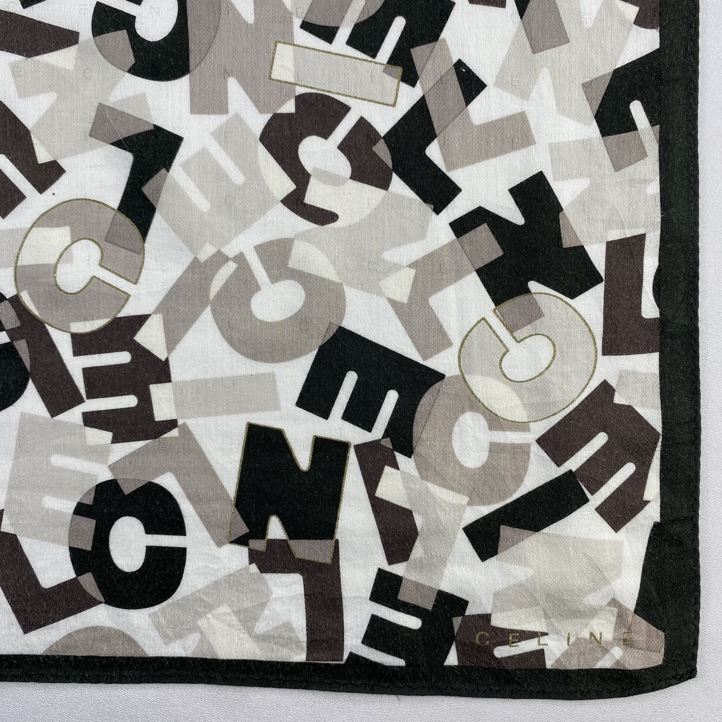 Celine × Vintage Celine Handkerchief / Neckerchief / Bandana-P1110 Size ONE SIZE - 2 Thumbnail
