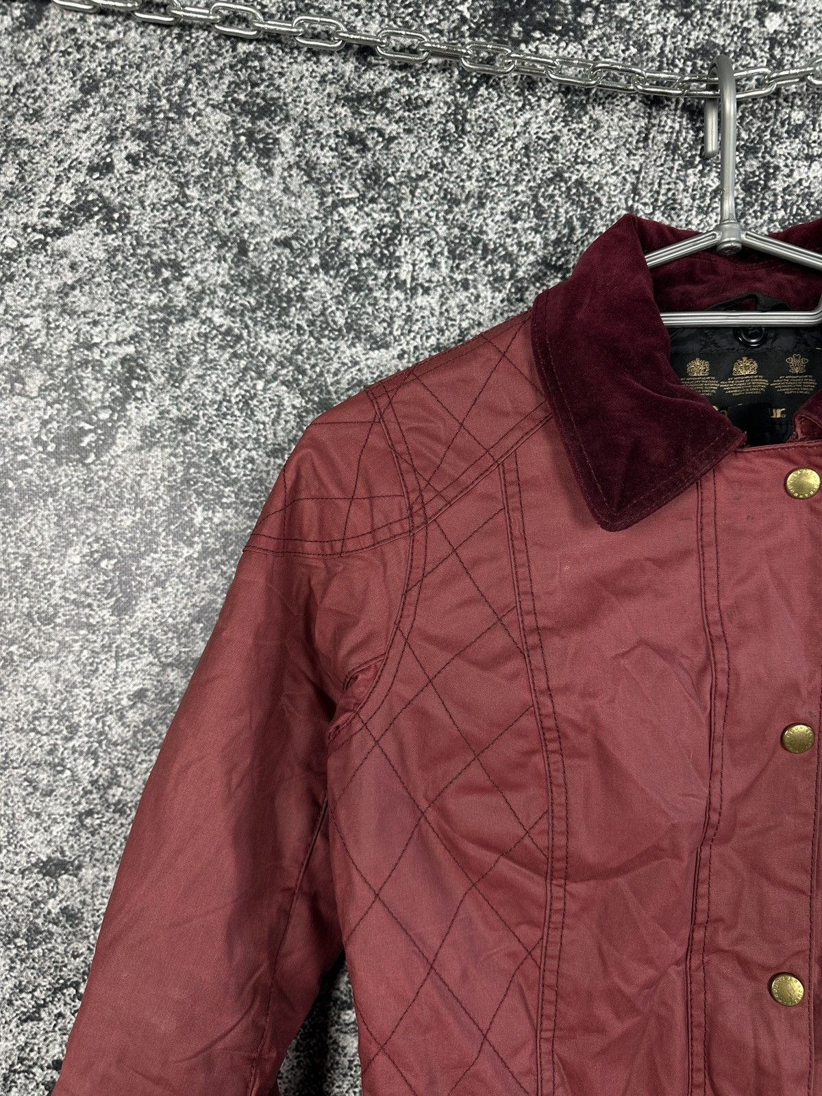 Barbour Women’s Barbour Waxed Jacket Wax Luxury Vintage Size UK 8 Size S / US 4 / IT 40 - 2 Thumbnail