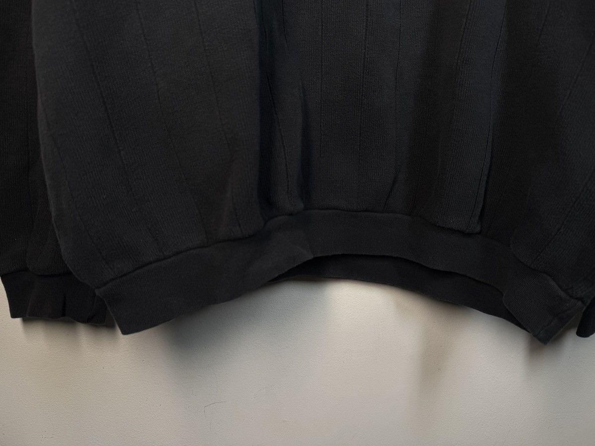 Yves Saint Laurent 90s YSL Sweatshirt Black Sweater Vintage Quarter Zip Up Size US XL / EU 56 / 4 - 12 Thumbnail