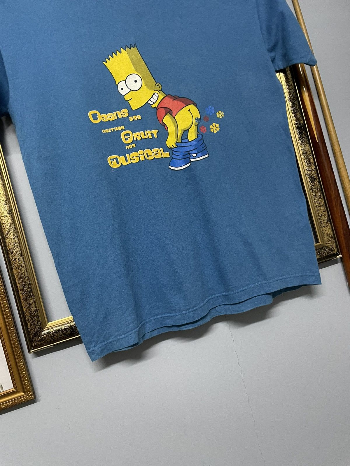 Vintage Vintage 2001 Rare Bart Simpson Cheeky Pose Graphic Tshirt Size US M / EU 48-50 / 2 - 4 Thumbnail