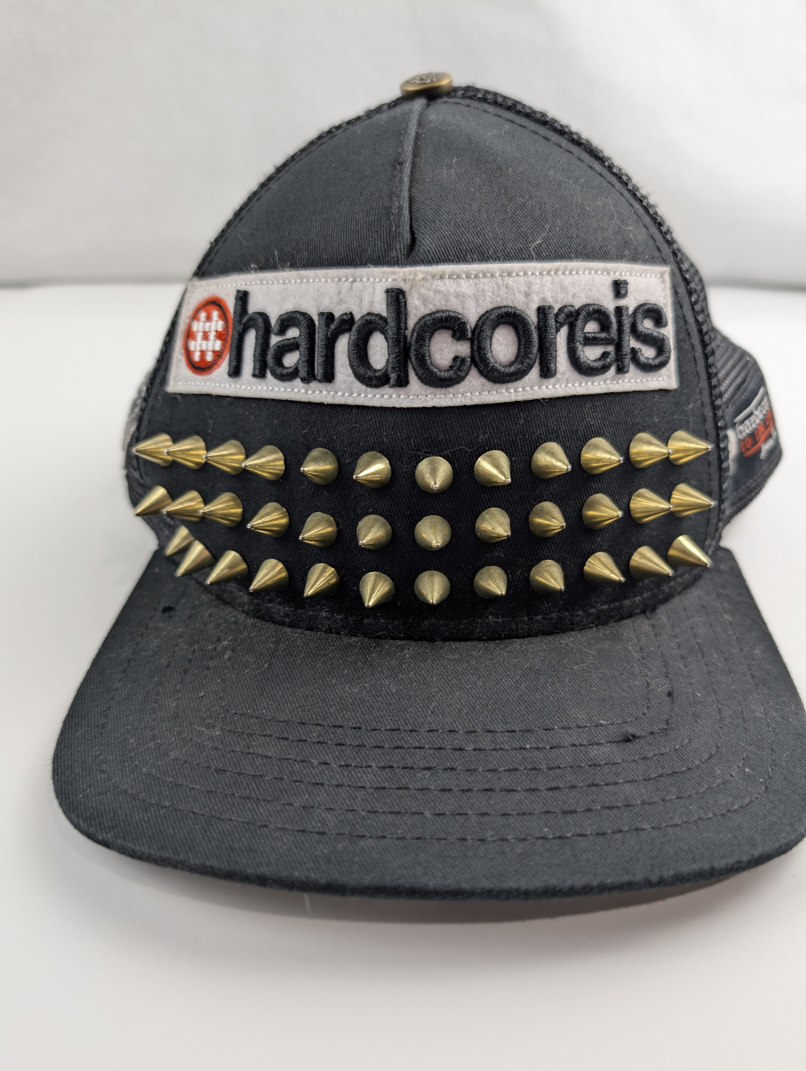 RMC Jeans hardcorei Studded Trucker Hat – Rare Japanese Streetwear Size ONE SIZE - 1 Thumbnail