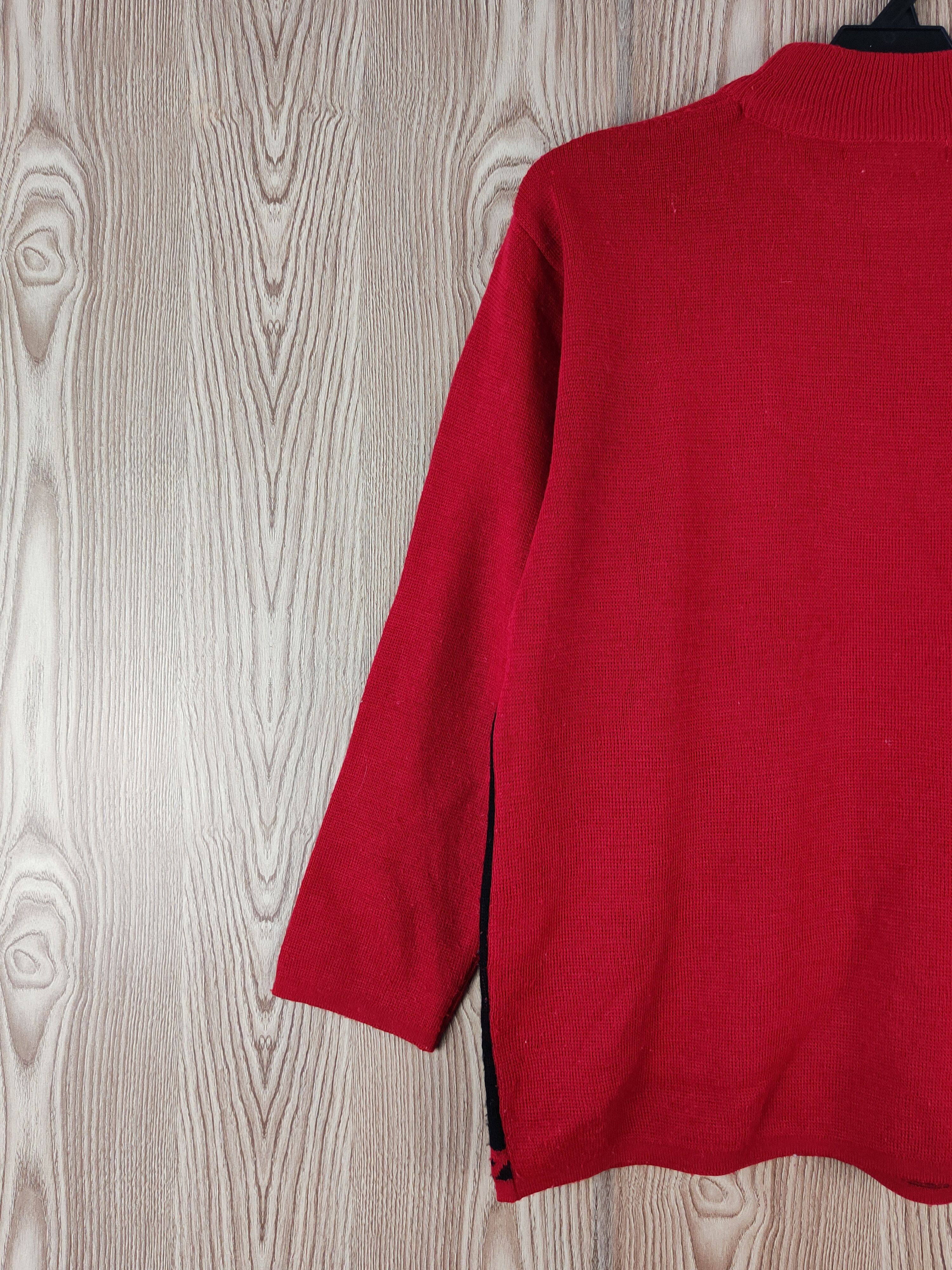 Japanese Brand × Vintage Marulinne Red Knitwear Sweatshirts #W126 Size M / US 6-8 / IT 42-44 - 9 Thumbnail