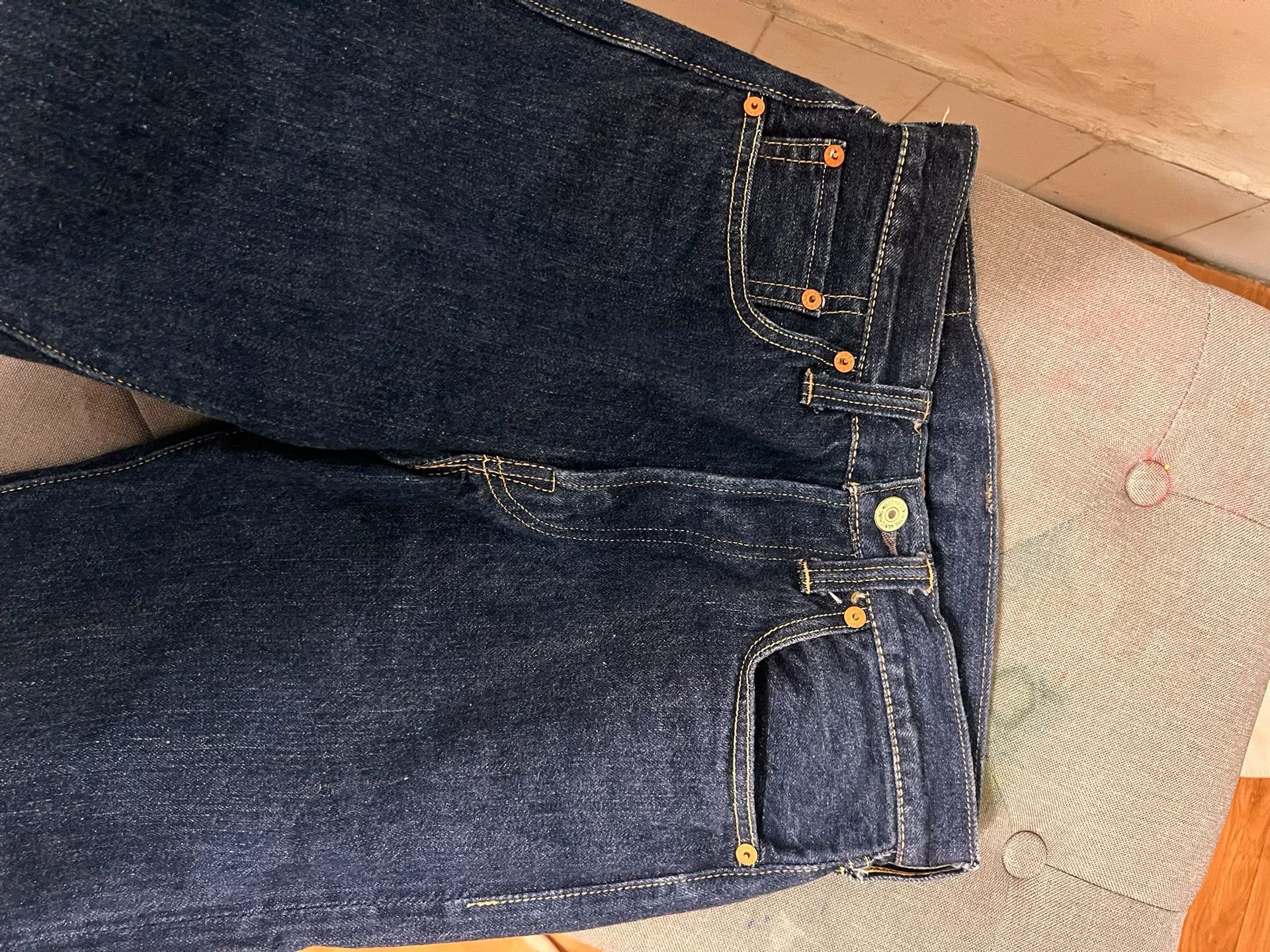 Freewheelers FREEWHEELERS 601XX 1951 Raw Denim Jeans 28 Size US 28 / EU 44 - 1 Thumbnail