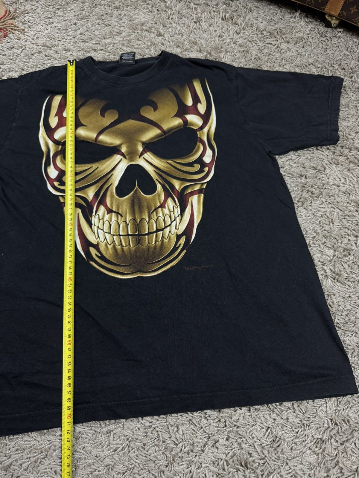 Band Tees Vintage t shirt Skeleton 00s original punk rock item Size US XL / EU 56 / 4 - 6 Thumbnail