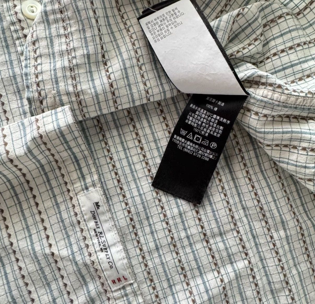 RRL Ralph Lauren RRL Ralph Lauren Double RL Pinstripe Shirt K22 Size US M / EU 48-50 / 2 - 5 Thumbnail