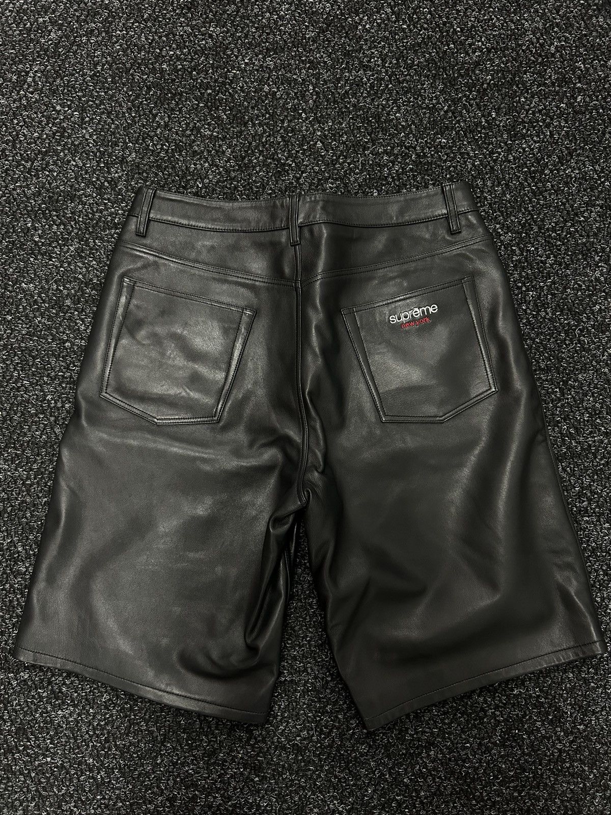 Supreme Supreme Baggy Leather Shorts | Grailed