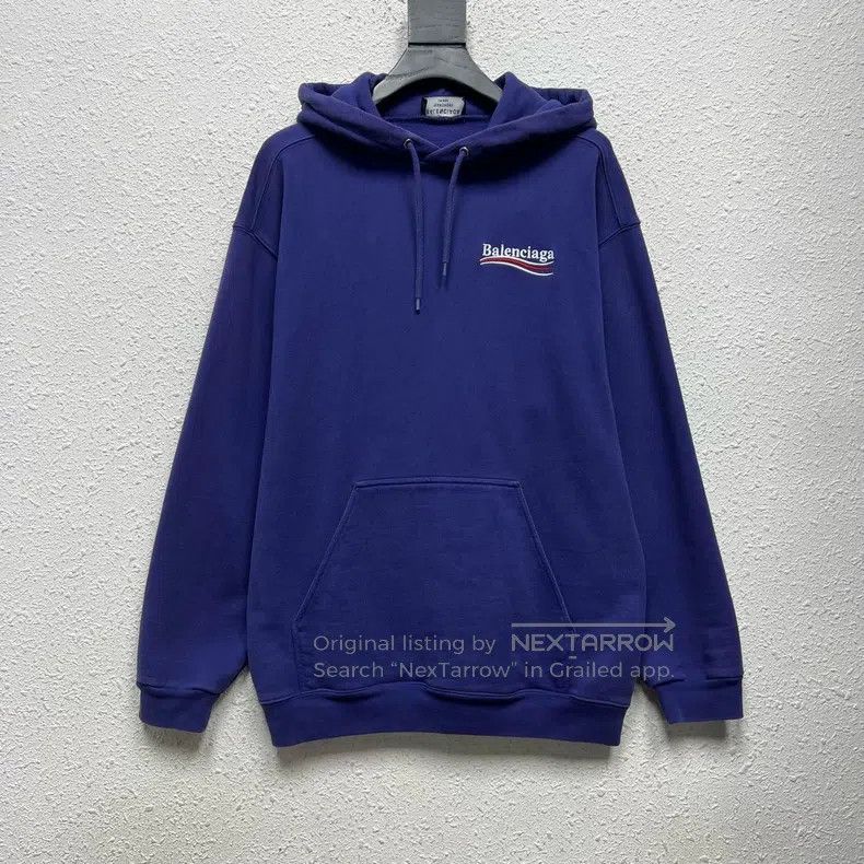Balenciaga Balenciaga Wave Coke Embroidered Hoodie Size US S / EU 44-46 / 1 - 1 Thumbnail