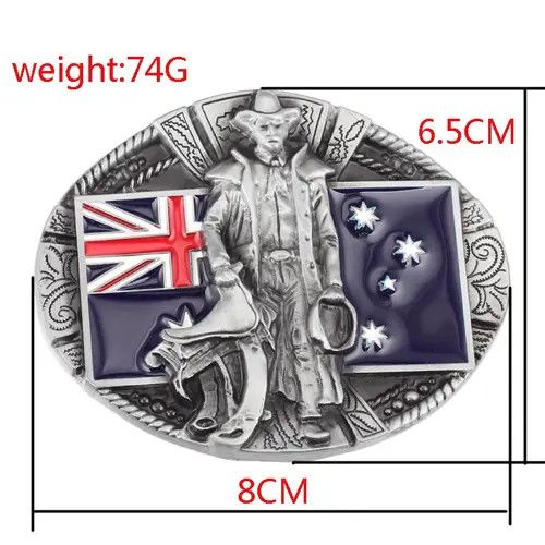 Designer Crazy Vintage Belt Riveted Belts Menswear Accessories Size ONE SIZE - 2 Thumbnail