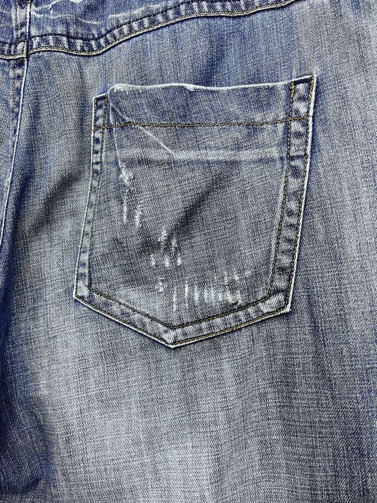 Everlast 🔥Vintage EVERLAST NEW YORK CITY FIGHTLAND Distressed Denim Size US 34 / EU 50 - 12 Thumbnail