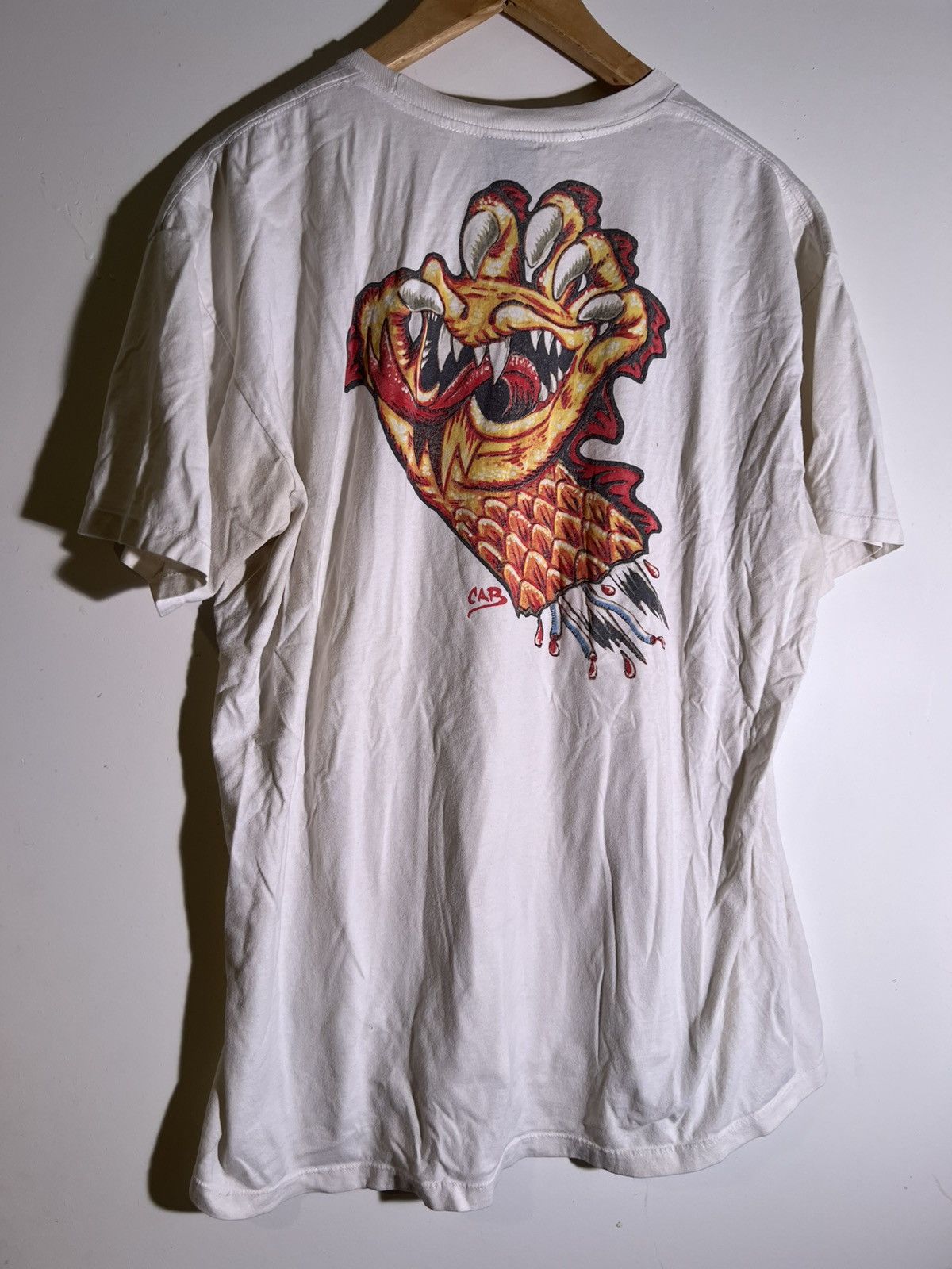 Vintage Y2K 2000’s VTG Vintage Santa Cruz Monster Claw Retro T Shirt Size US L / EU 52-54 / 3 - 1 Thumbnail