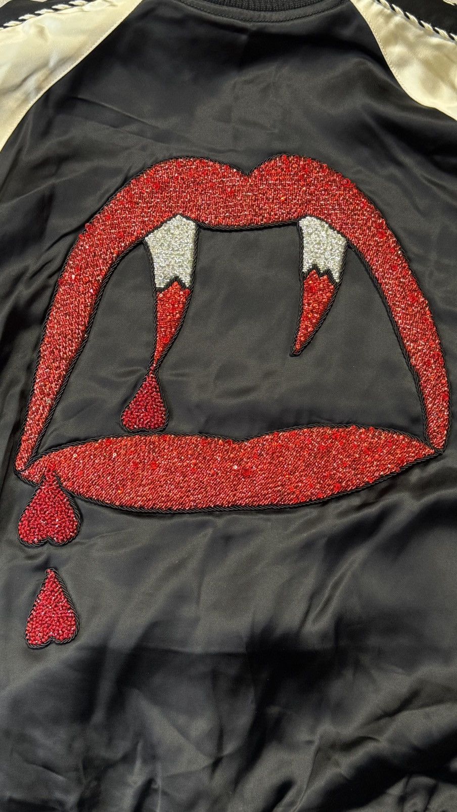 Hedi Slimane × Saint Laurent Paris Rare Size 52 Saint Laurent Bloodluster satin bomber jacket Size US L / EU 52-54 / 3 - 4 Thumbnail