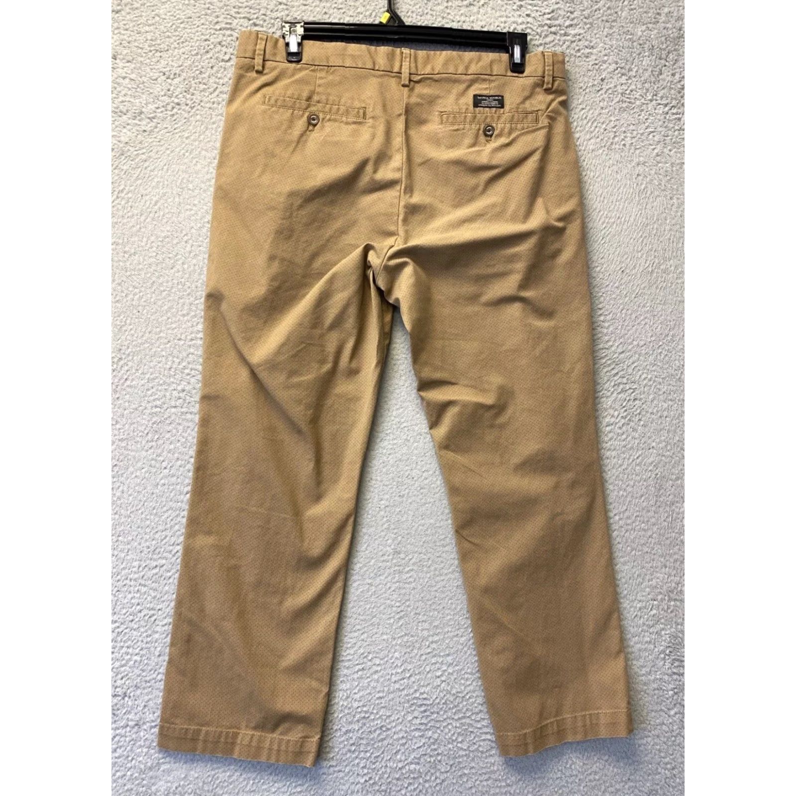 Banana Republic BANANA REPUBLIC Mens Chino Pants Light Brown 36x30 Straight Fit 5-Pocket Easy Care Machine Washable Size US 36 / EU 52 - 7 Thumbnail