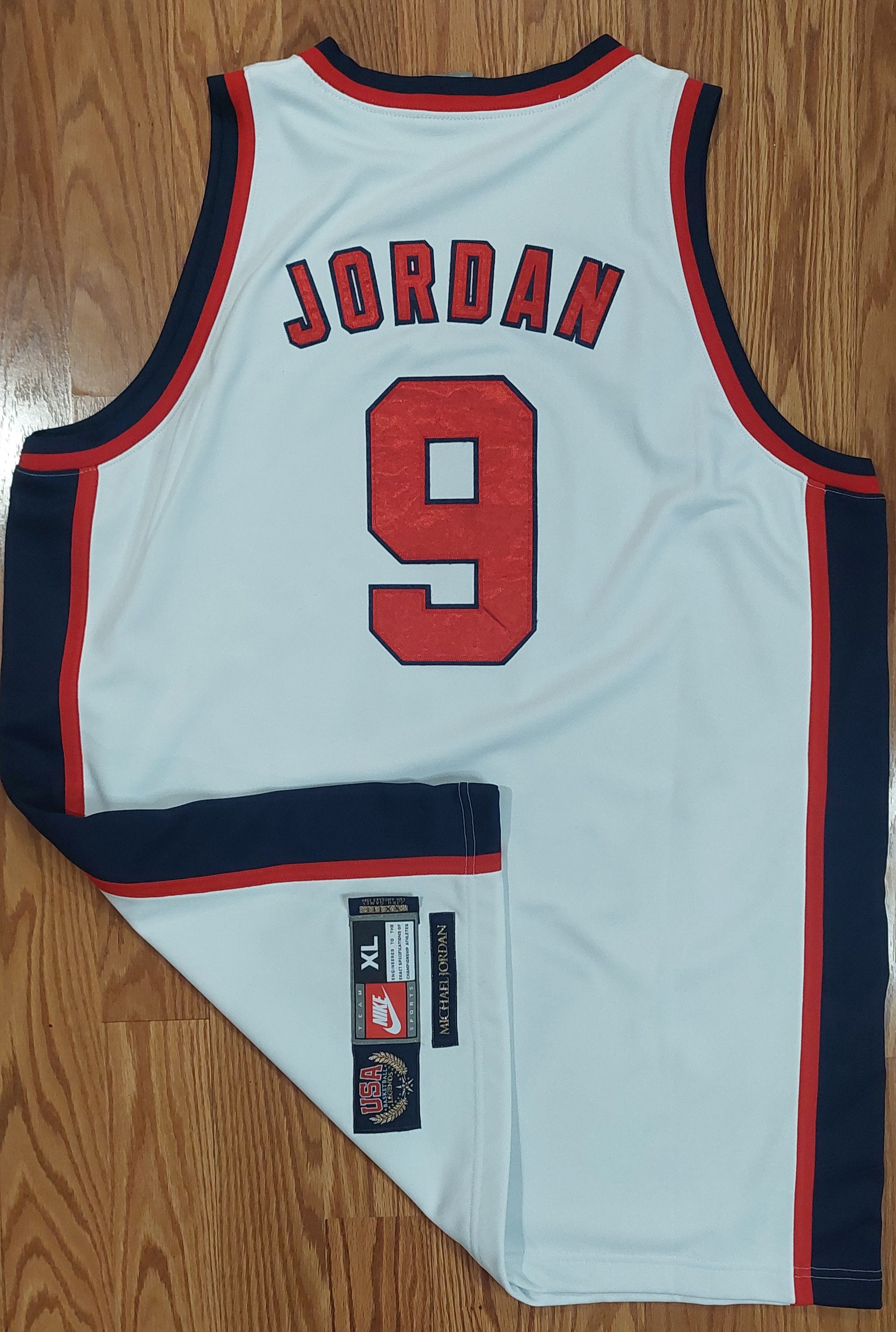 Nike Authentic 1984 Team U.S.A. Michael Jordan Nike NBA Jersey Size US XL / EU 56 / 4 - 8 Thumbnail