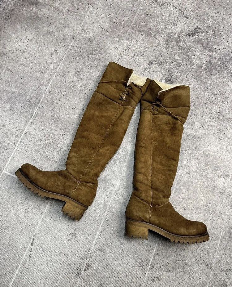 Genuine Leather × Moncler × Moncler Grenoble Vintage Leather Suede Boots High Luxury Moncler Size US 8 / EU 41 - 5 Thumbnail