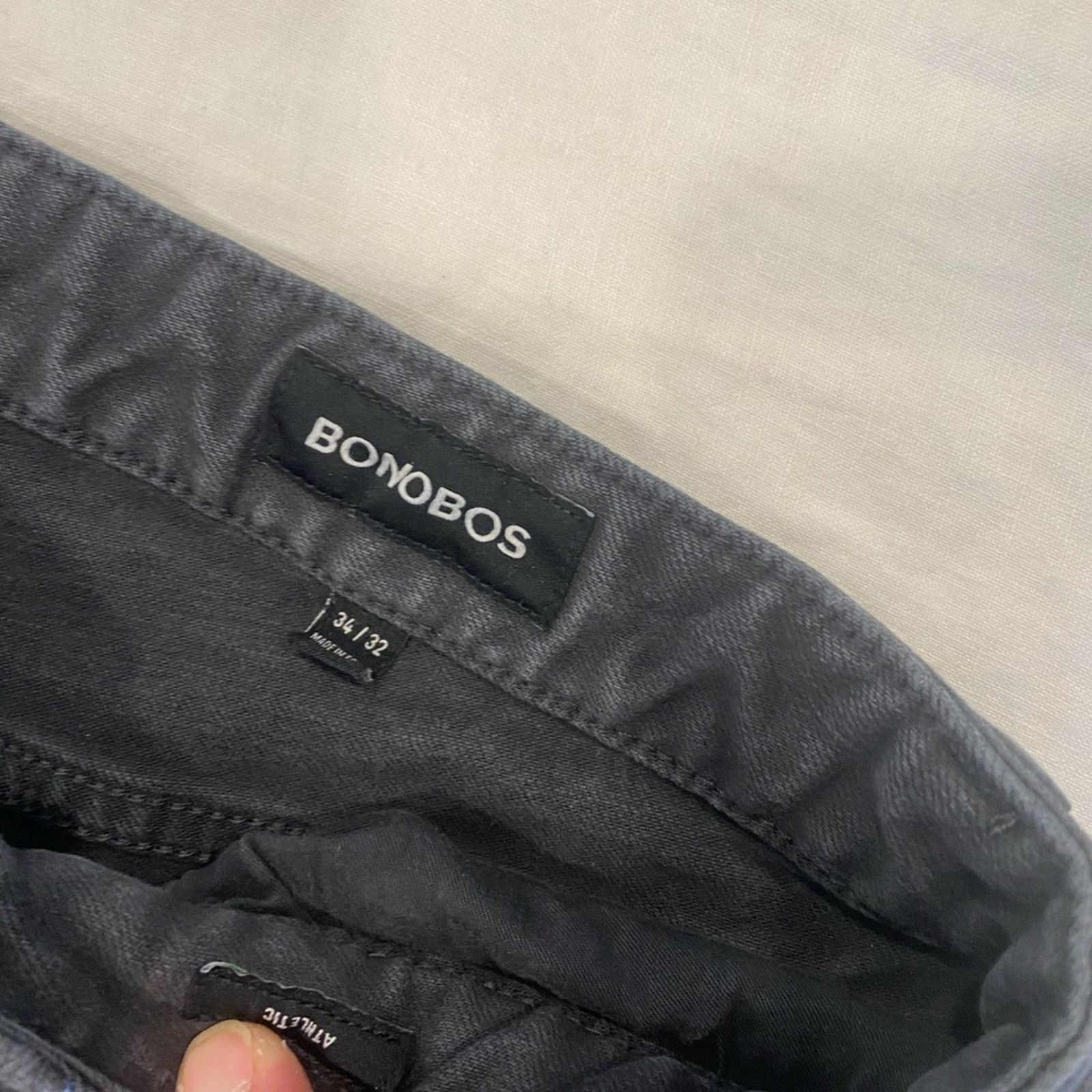 Bonobos Bonobos Men's Athletic Fit Black Jeans - 34x32 Size US 34 / EU 50 - 5 Thumbnail