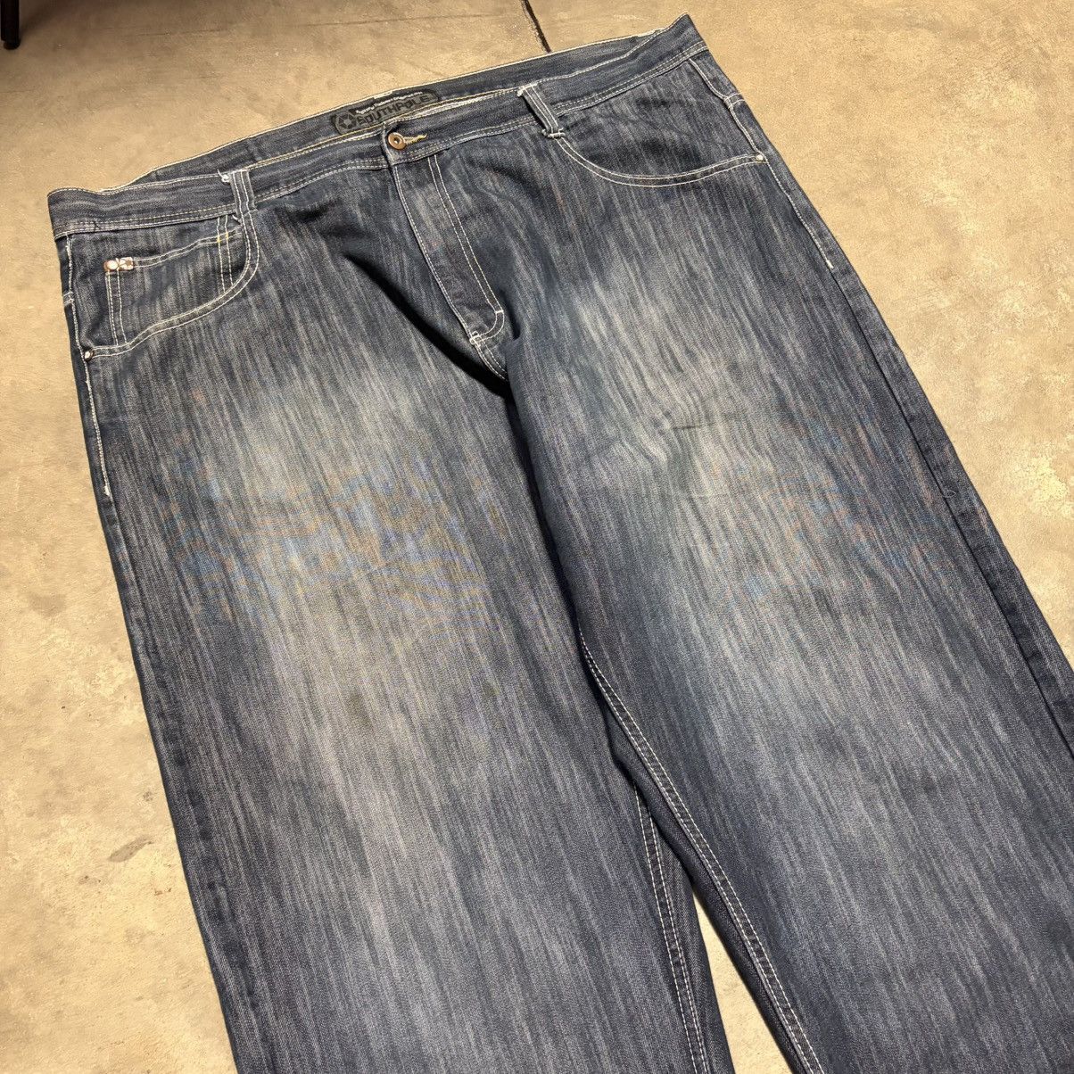 Southpole Vintage SouthPole Baggy Denim Jeans Wide Leg Skater Y2K 48 Size US 44 / EU 60 - 4 Thumbnail