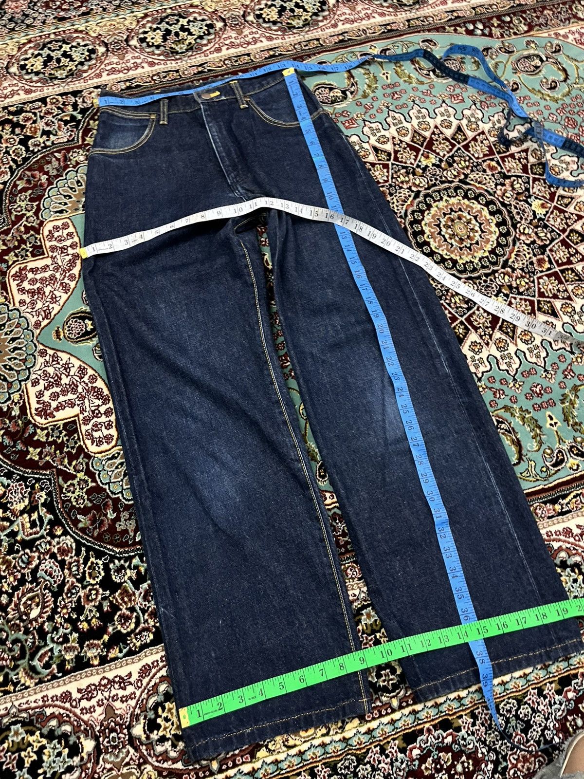 Blue Blue Japan 💥Maverick By Blue Bell Baggy Hooked Jeans Size US 27 - 7 Thumbnail