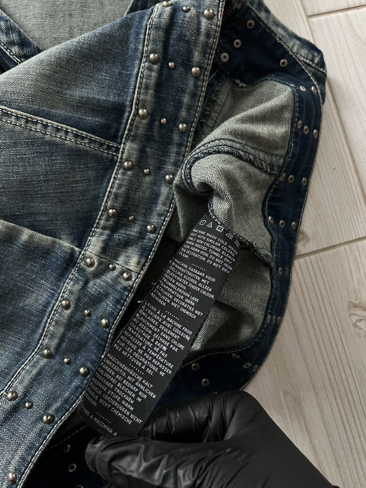 Harley Davidson Y2K Harley Davidson Vest Women's Embellished Denim Grunge Size M / US 6-8 / IT 42-44 - 19 Thumbnail