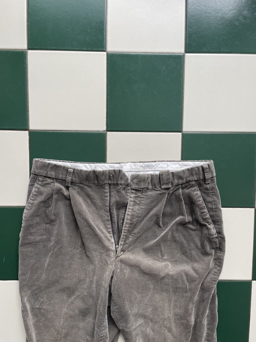 Yves Saint Laurent VINTAGE Yves Saint Laurent Corduroy Pants Size US 34 / EU 50 - 7 Thumbnail