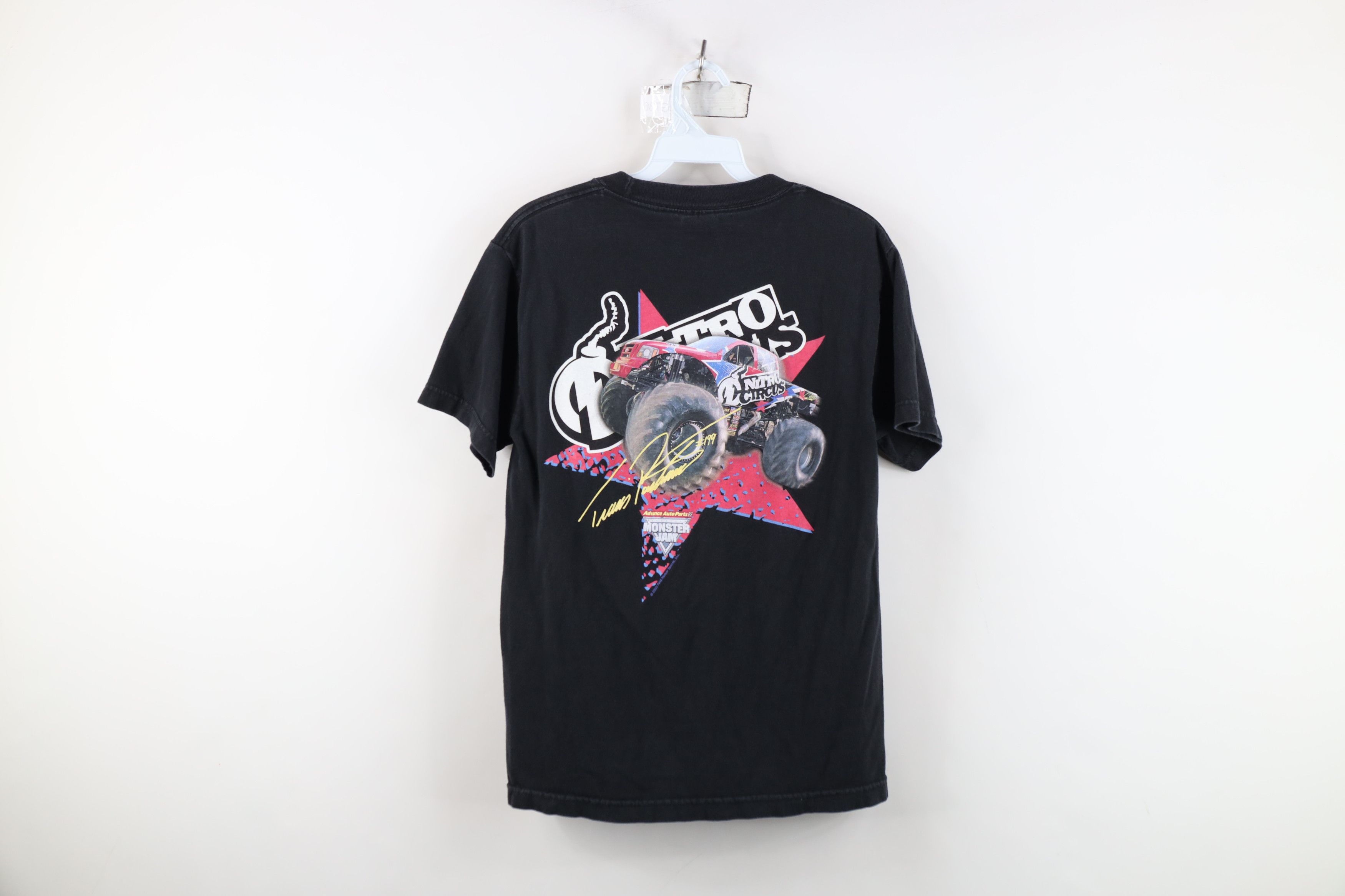 Vintage Y2K Monster Jam Nitro Circus Travis Pastrana T-Shirt Size US S / EU 44-46 / 1 - 13 Thumbnail