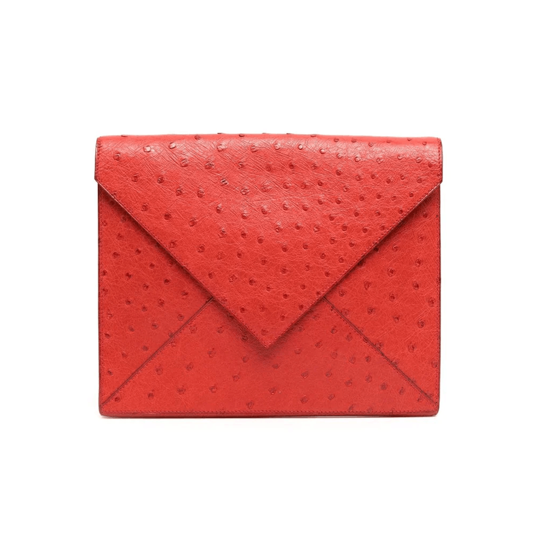 image of Hermes Red Envelope Liddy Clutch Bag, Women's