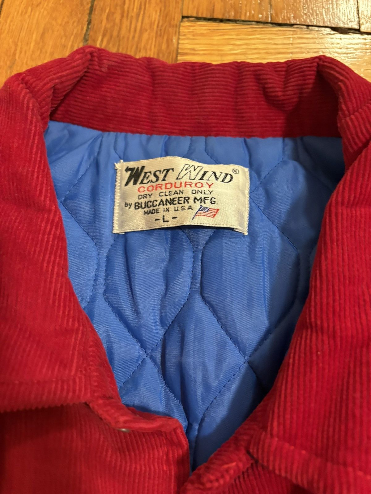 Vintage Vintage Corduroy Varsity Jacket Size US L / EU 52-54 / 3 - 2 Thumbnail