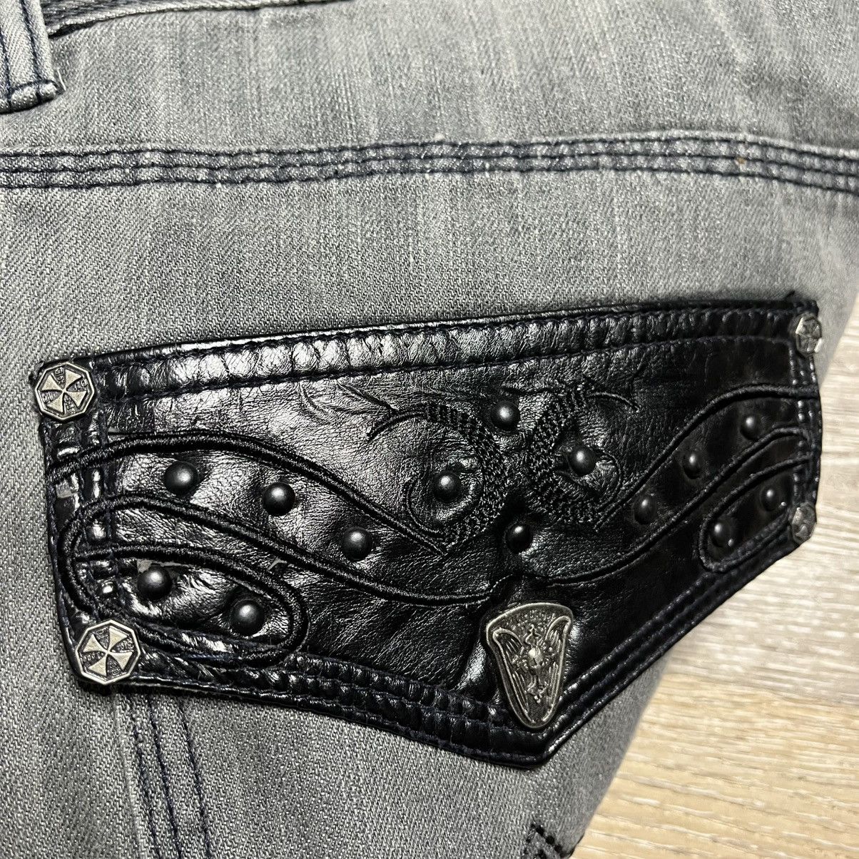 Black Label vintage blac label gothic denim Size US 32 / EU 48 - 5 Thumbnail