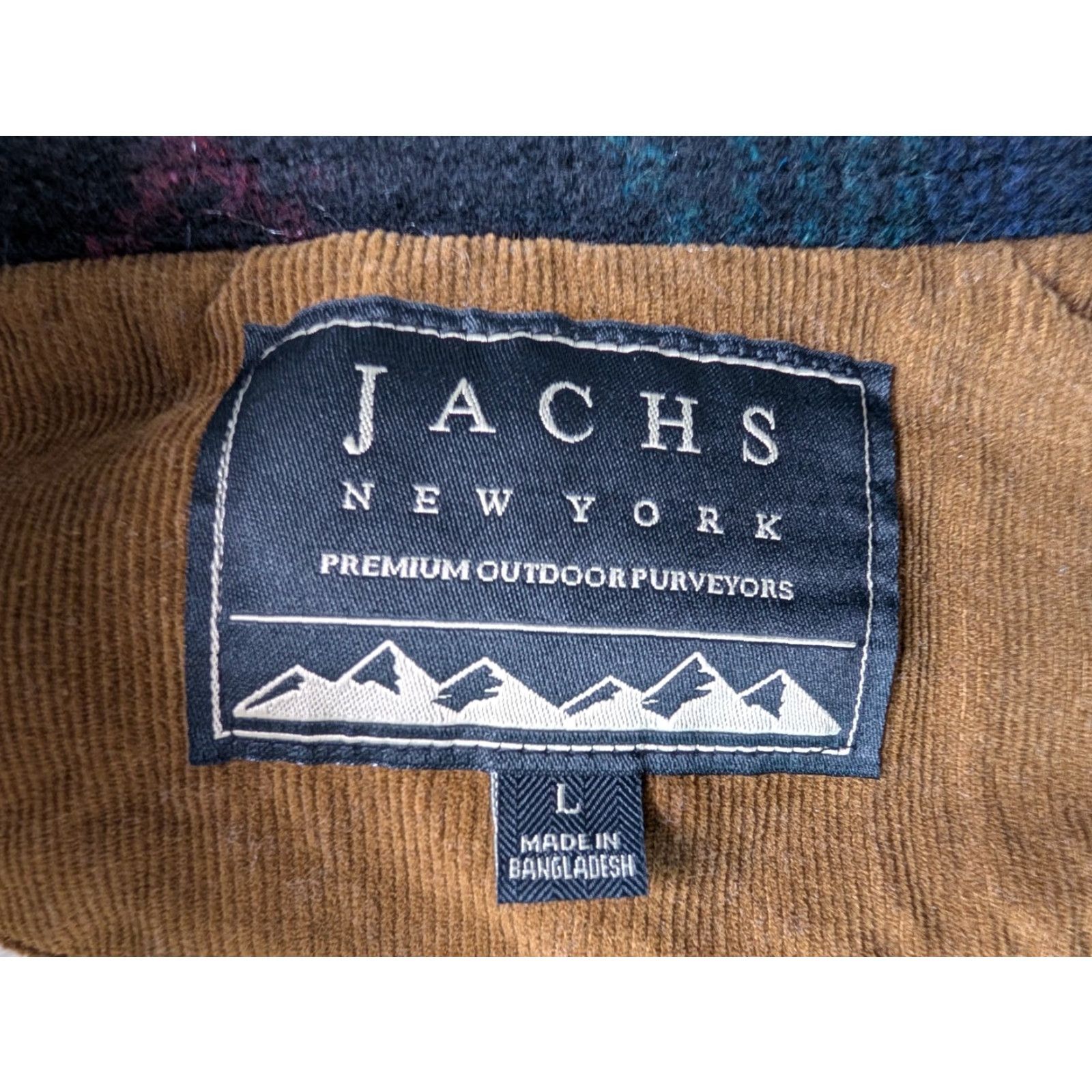 Vintage JACHS Jacket Mens L Wool Blend Aztec Sherpa Lined Fleece Warm Coat Black Geometric Southwestern Outdoor 90s Mens Size US L / EU 52-54 / 3 - 2 Thumbnail