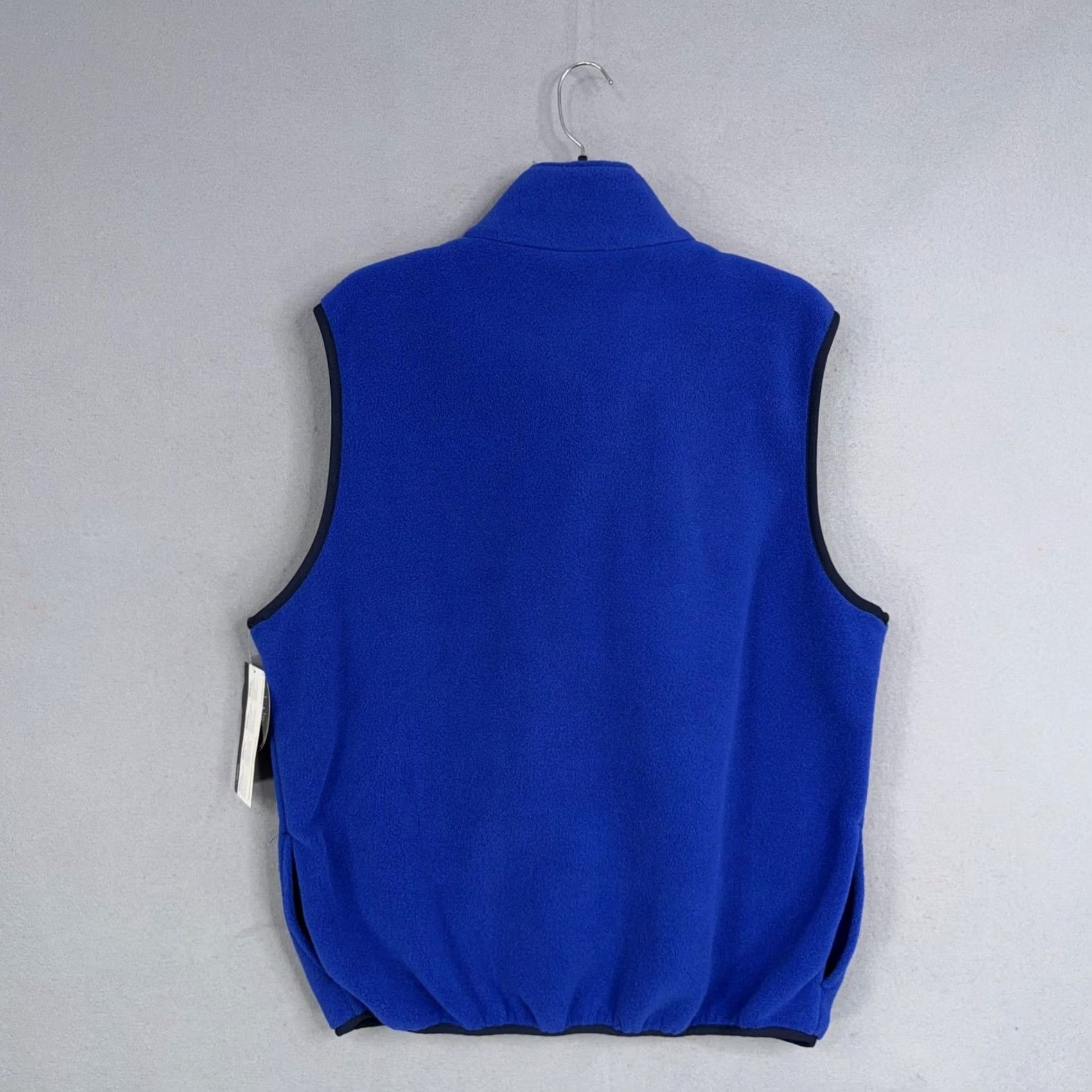 Vintage VINTAGE L.L. Bean Vest Mens Large Tall LT Blue Polartec Fleece Windbreaker Full Zip Vest Size US L / EU 52-54 / 3 - 7 Thumbnail