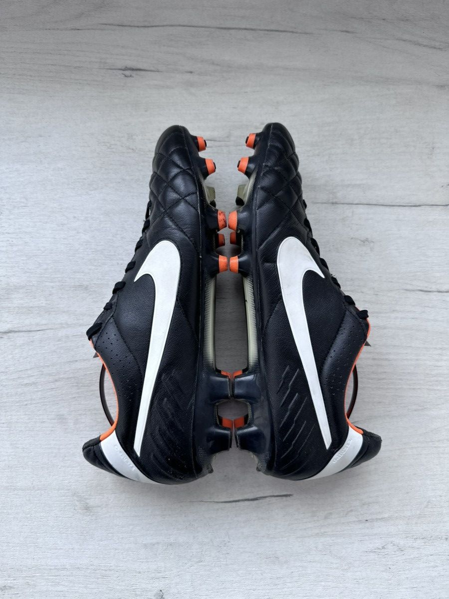Nike × Vintage Nike Tiempo Legend Leather Rare Soccer Football Cleats Boots Size US 11 / EU 44 - 4 Thumbnail