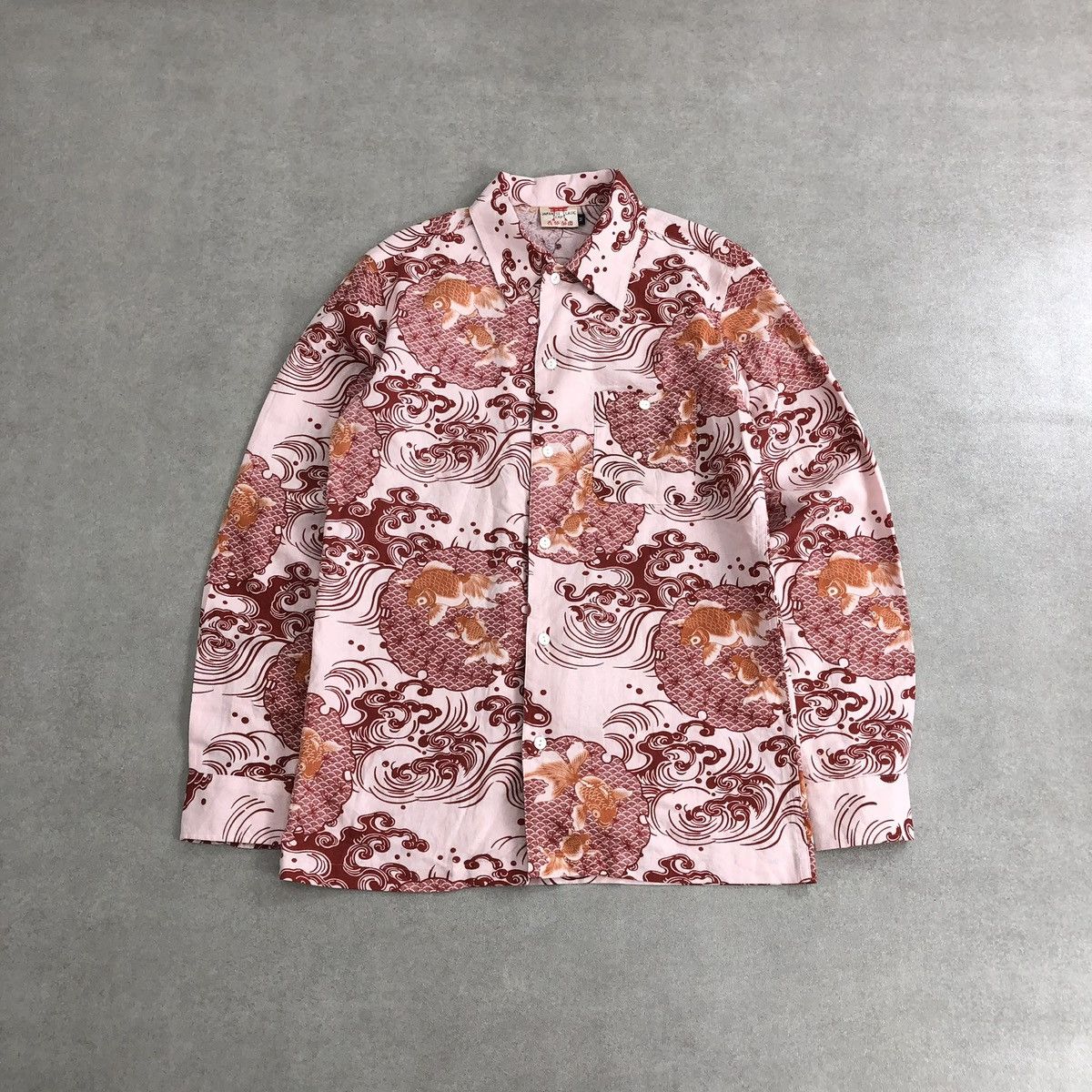 Vintage Japanese Classic Script Dragon Shirt Toyo Enterprise