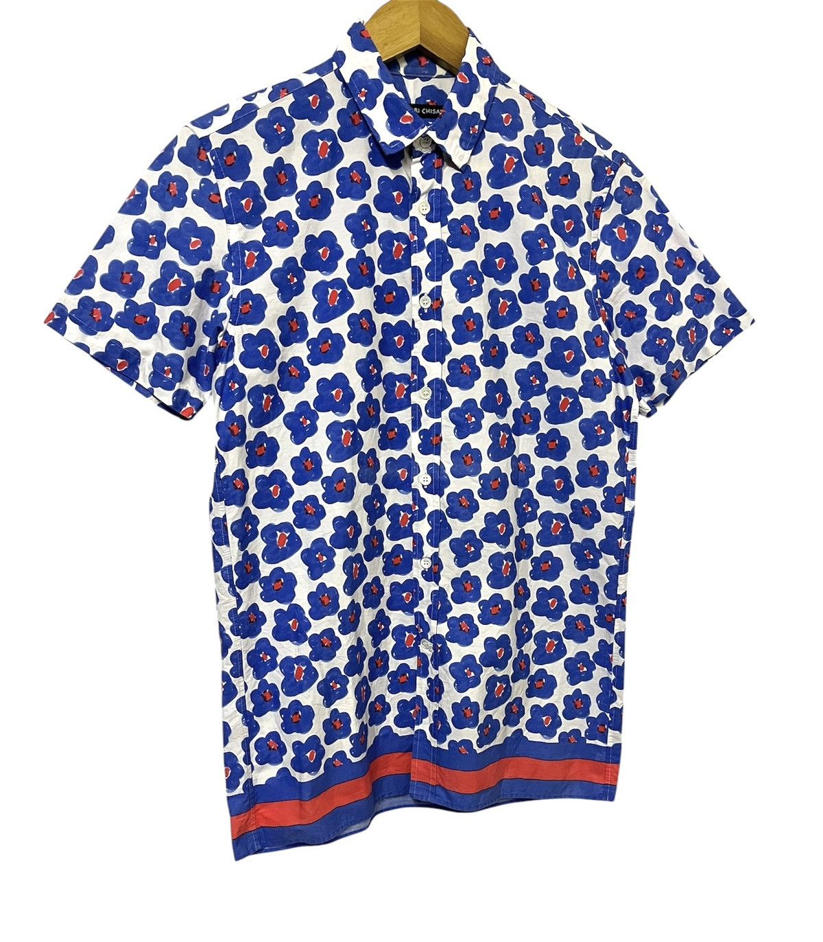 Issey Miyake TSUMORI CHISATO ISSEY MIYAKE GRAPHIC JAPANESE BRAND SHIRT Size US S / EU 44-46 / 1 - 2 Thumbnail