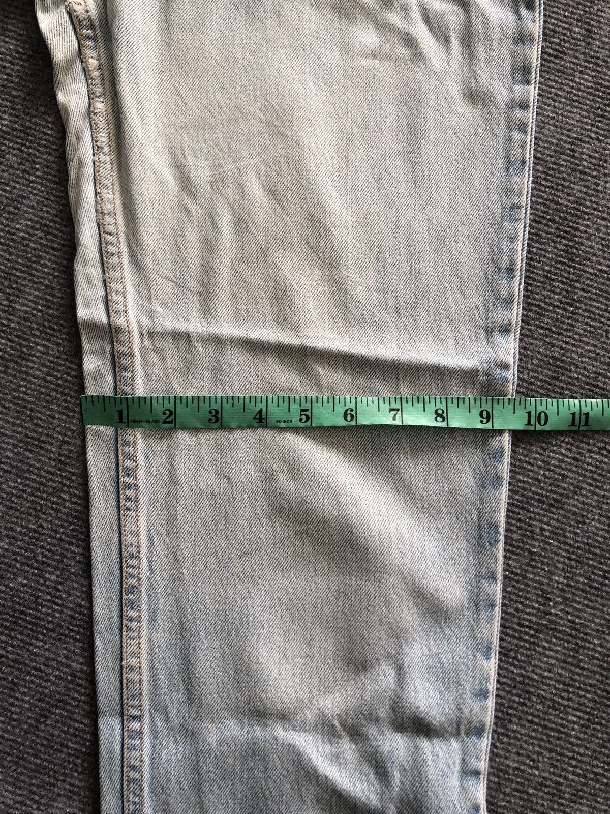 Levi's Light Blue Vintage Levis 550 Relaxed Fit Tapered Leg 28x30.5 Size 28" / US 6 / IT 42 - 14 Thumbnail