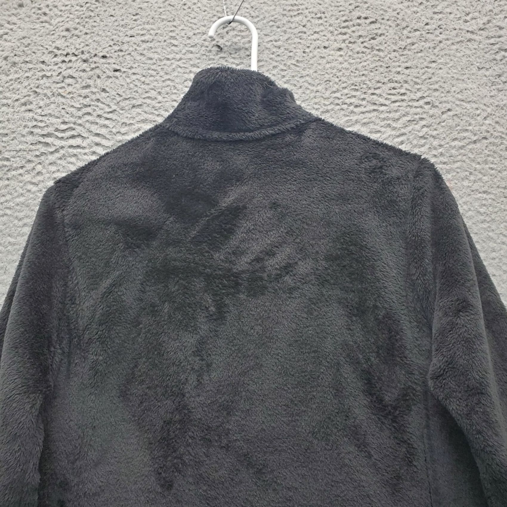Lands' End Lands' End Cozy Fleece Jacket Womens Small Black Long Sleeve Mock Neck Full Zip Size S / US 4 / IT 40 - 7 Thumbnail