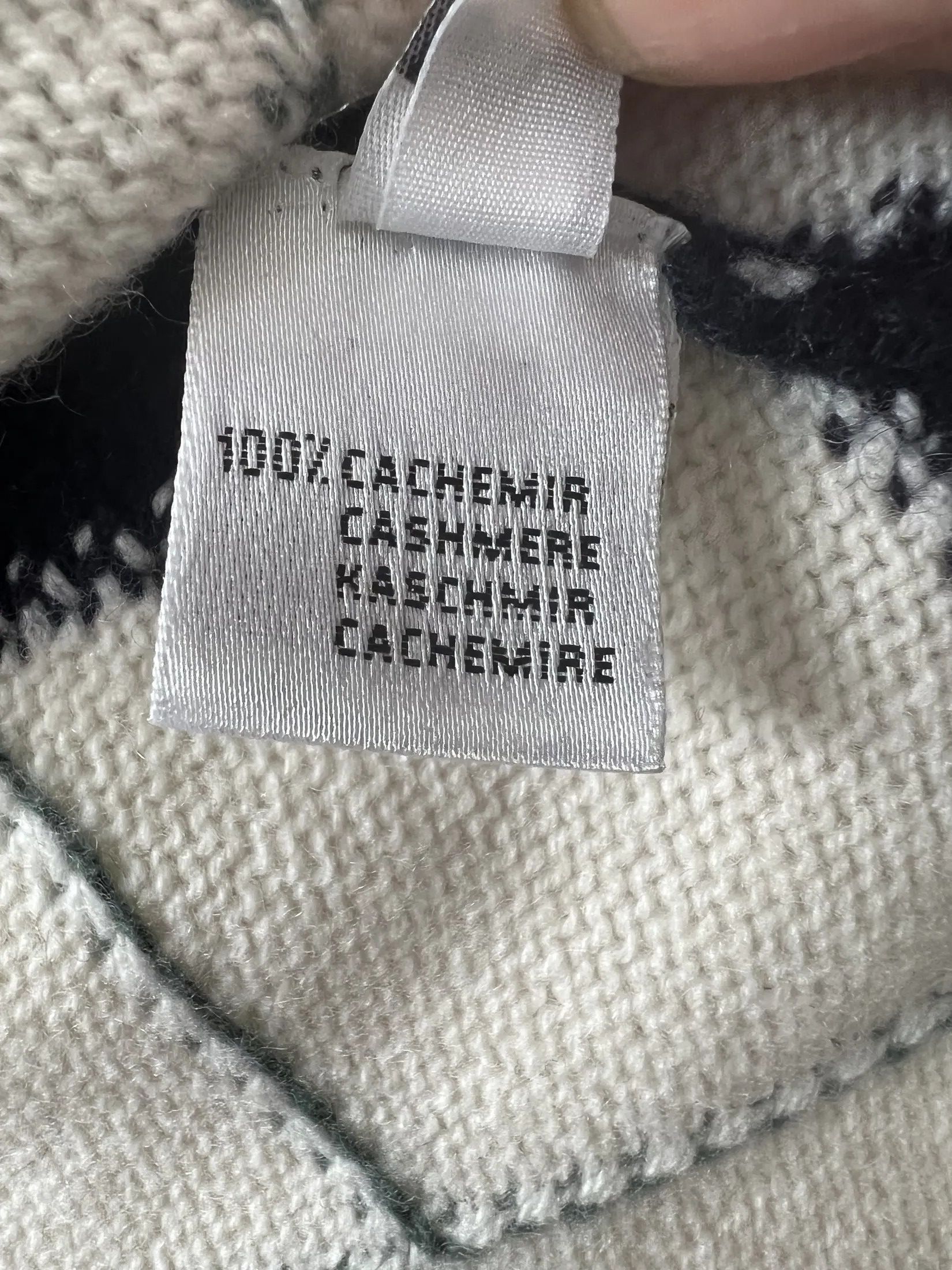 Cruciani Pure Cashmere Diamond Pattern Sweater Size US M / EU 48-50 / 2 - 8 Thumbnail