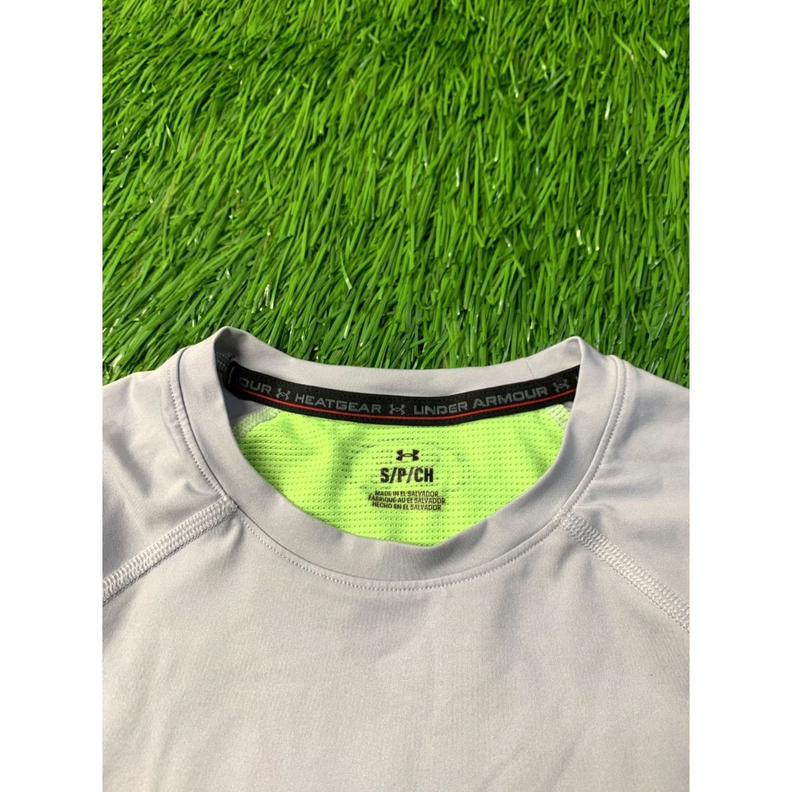 Under Armour Under Armour HeatGear Shirt Men Training Compression Jersey Tee S Gray and Neon Shirt Men Regular XS? Size US S / EU 44-46 / 1 - 5 Thumbnail