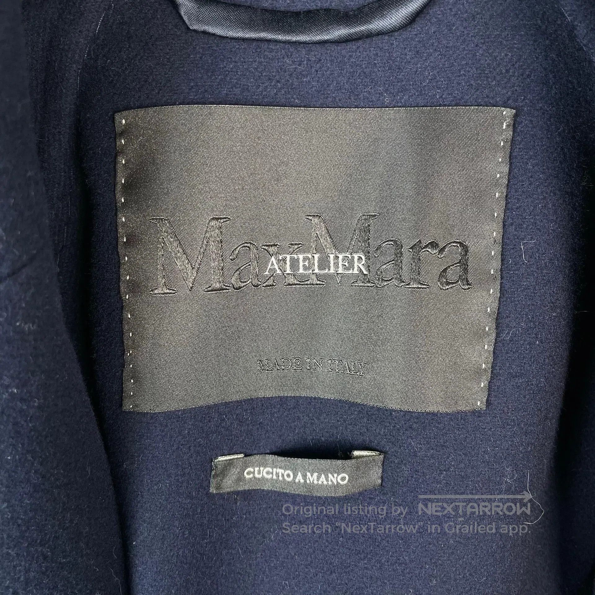 Max Mara MaxMara Atelier Wool Long Coat. Size S / US 4 / IT 40 - 6 Thumbnail
