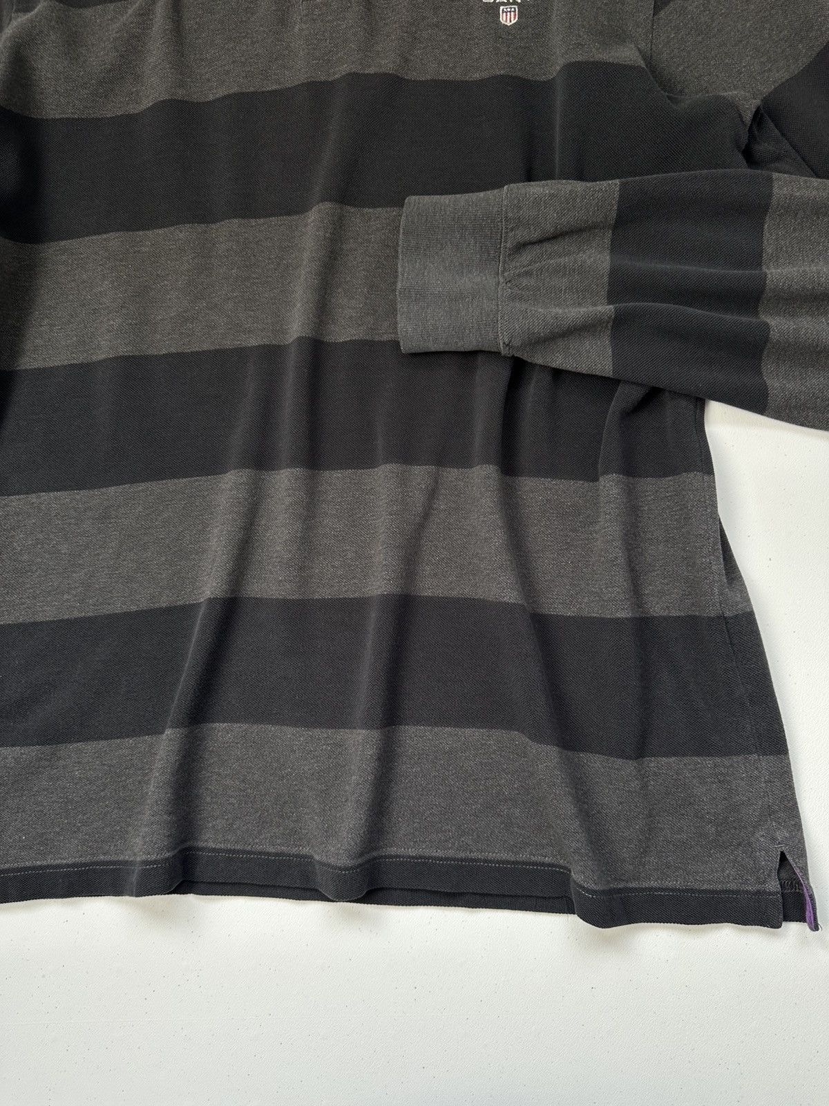 Gant Y2k Vintage GANT Zebra Rugby Shirt Oversized Size US XL / EU 56 / 4 - 7 Thumbnail